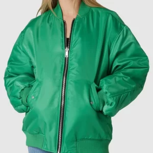 CATWALK JUNKIE Bomberjacke Mit Reißverschluss Modell ‘FAYE’ – Grün 14