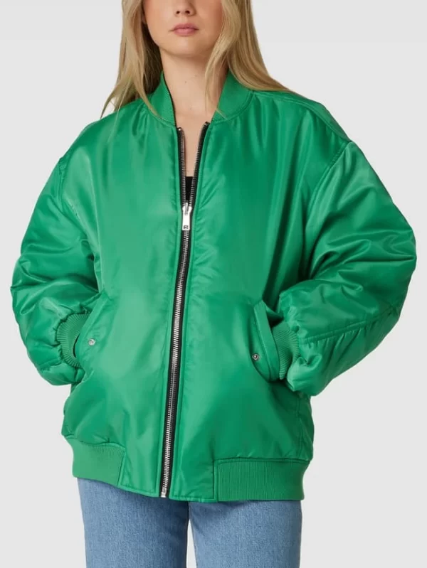 CATWALK JUNKIE Bomberjacke Mit Reißverschluss Modell ‘FAYE’ – Grün 5