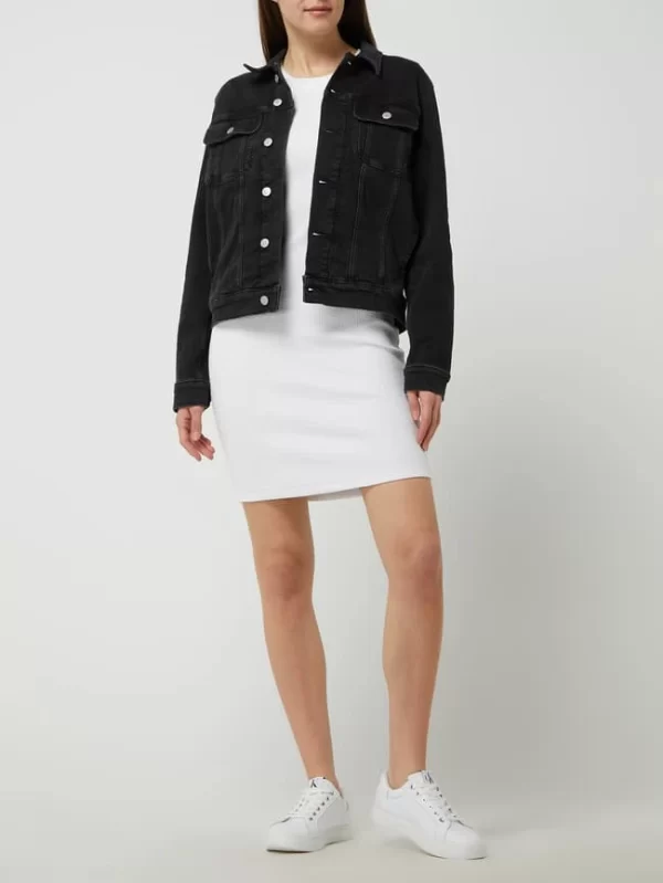 Calvin Klein Jeans Jeansjacke Mit Stretch-Anteil – Schwarz 1