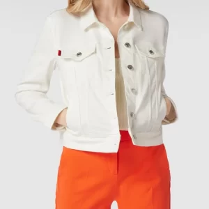 HUGO Jeansjacke Mit Brand-Detail Modell ‘Alex’ – Weiß 13