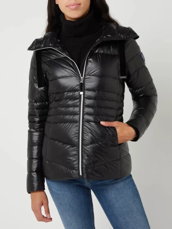 Dolomite Light-Daunenjacke Mit Kapuze – Wasserabweisend – Schwarz 5