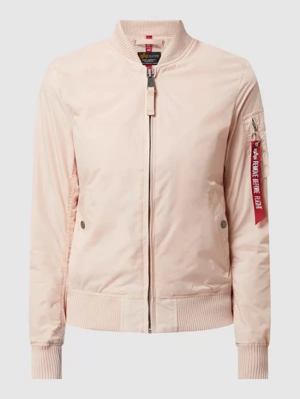 Alpha Industries Bomber Mit Stehkragen – Rosa 3