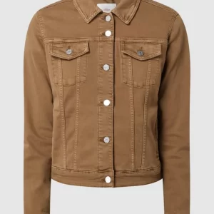 S.Oliver RED LABEL Jeansjacke Mit Viskose-Anteil – Khaki 9