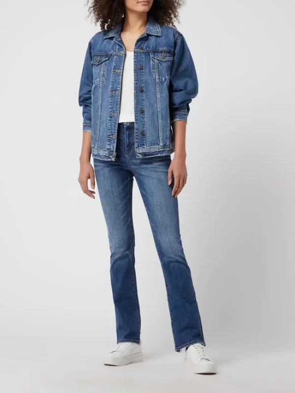 American Eagle Oversized Jeansjacke Aus Baumwolle – Blau 1