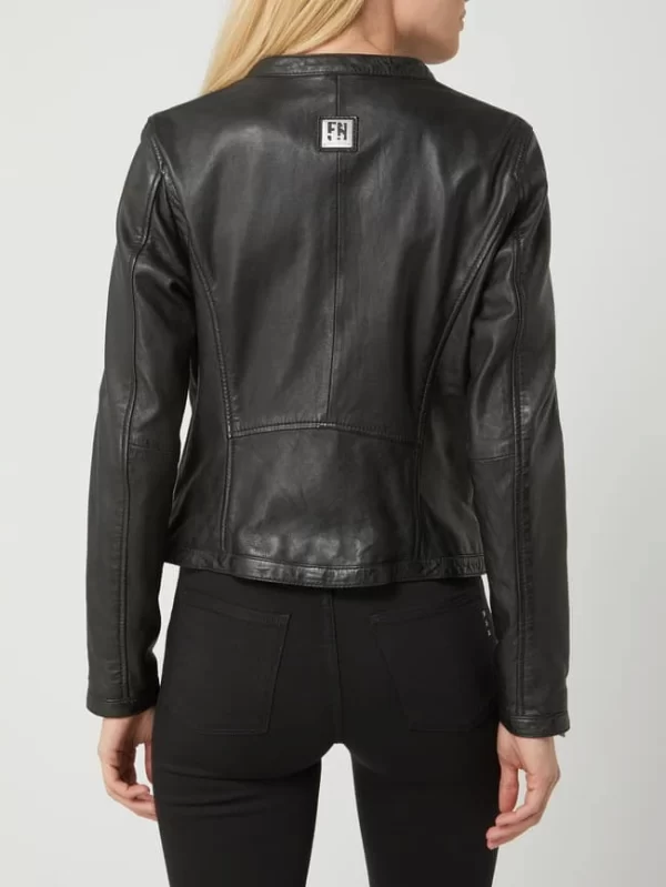 Freaky Nation Lederjacke Im Biker-Look Modell ‘Tula’ – Schwarz 6