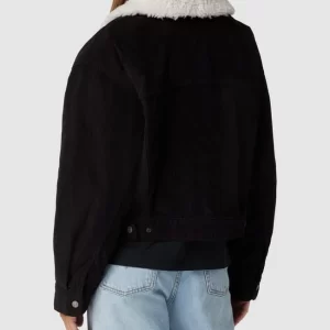 Levi’s® Cordjacke Mit Klappkragen Modell ‘SHERPA BABY BAGGY’ – Graphit 15