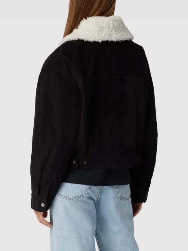 Levi’s® Cordjacke Mit Klappkragen Modell ‘SHERPA BABY BAGGY’ – Graphit 6