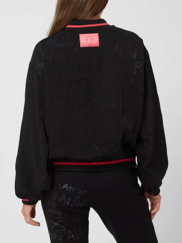 ARMANI EXCHANGE Blouson Aus Viskose – Schwarz 6