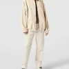 BDG Urban Outfitters Oversized Blouson Aus Cord Mit Label-Stitching – Ecru 17
