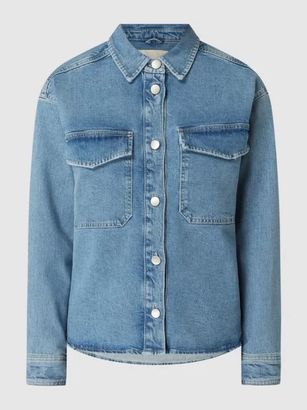 Smith And Soul Hemdjacke Aus Denim – Hellblau 3