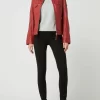 Cabrini Lederjacke Im Biker-Look – Rot 19