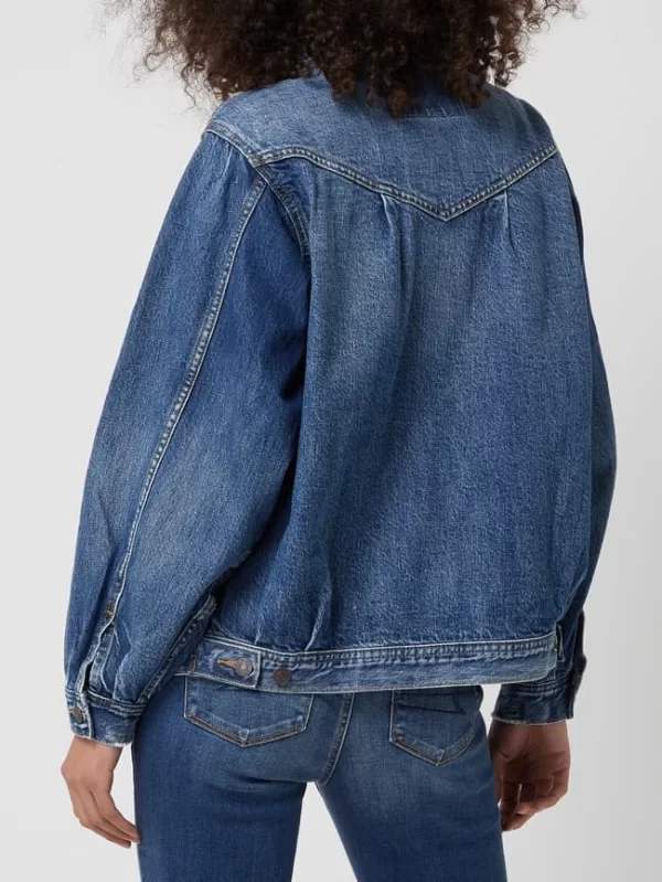 American Eagle Oversized Jeansjacke Aus Baumwolle – Blau 6