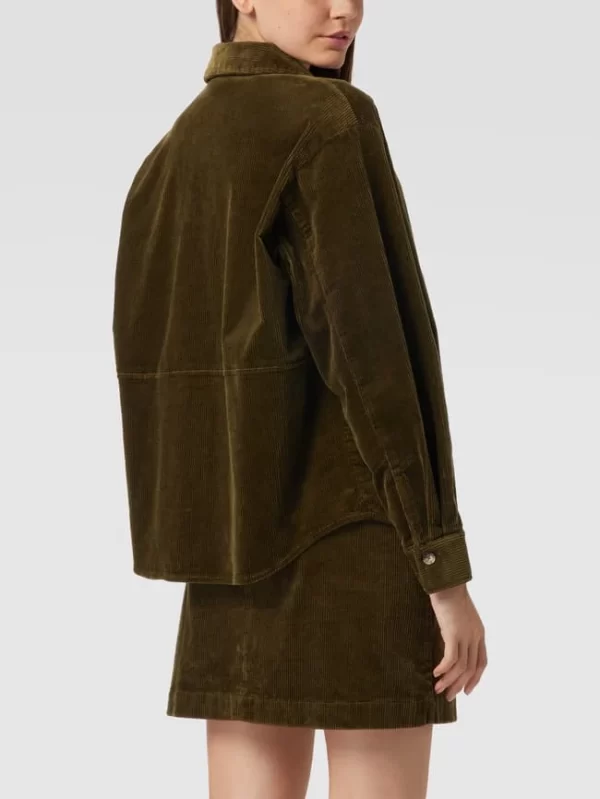 Marc O’Polo Denim Hemdjacke In Cord-Optik – Khaki 6