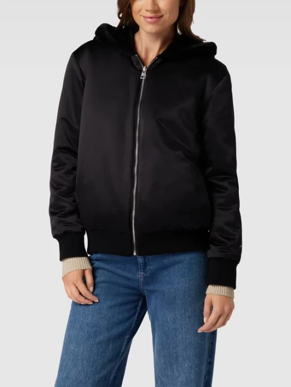 HUGO Bomberjacke Mit Kapuze Modell ‘Felessandra’ – Schwarz 5