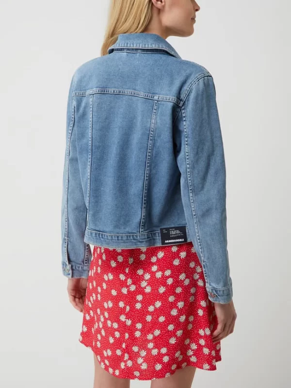 Armedangels Jeansjacke Aus Bio-Baumwollmischung Modell ‘Velitaa’ – Blau 6