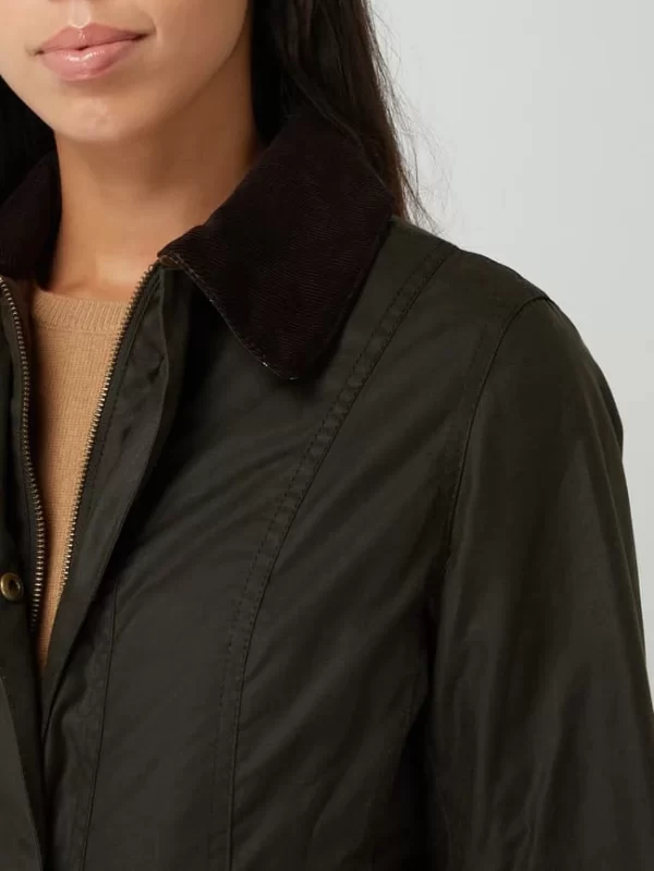 Barbour Jacke Aus Gewachster Baumwolle Modell ‘Belsay’ – Olivgrün 4