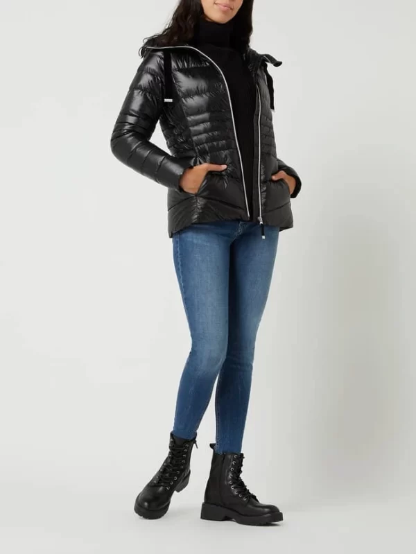 Dolomite Light-Daunenjacke Mit Kapuze – Wasserabweisend – Schwarz 1