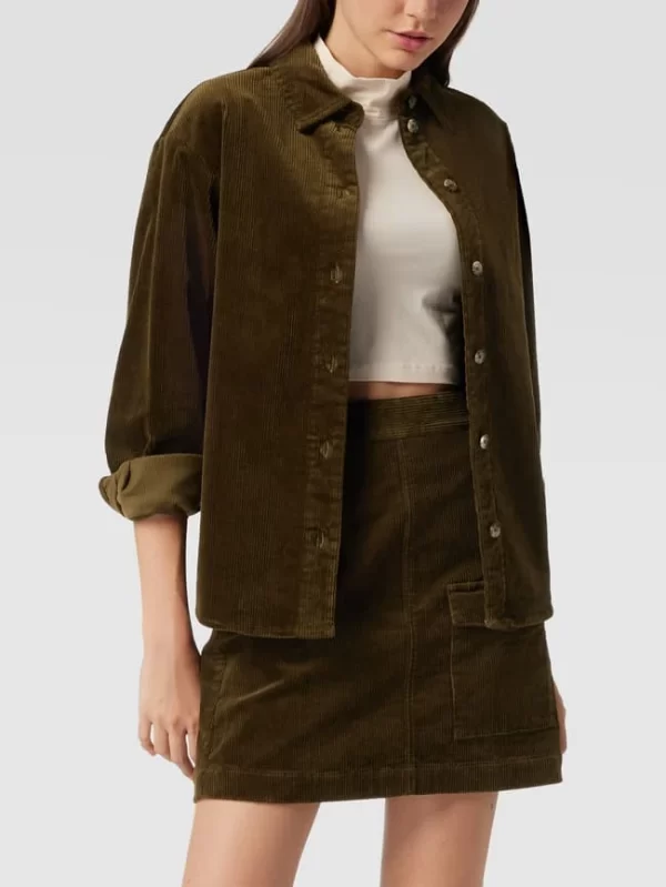 Marc O’Polo Denim Hemdjacke In Cord-Optik – Khaki 5