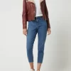 Freaky Nation Lederjacke Mit Webpelz Modell ‘Biker Princess’ – Wattiert – Bordeaux Rot 19
